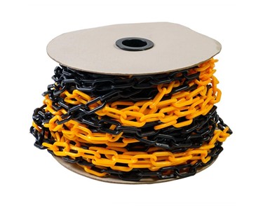 Enforcer Group - Coil Chains 40m Roll | Black/Yellow | BSC79040