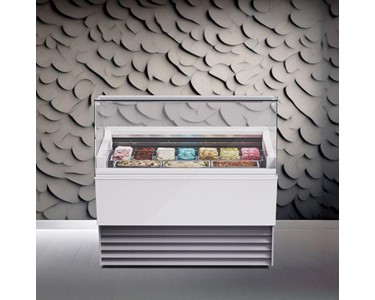 Ital Proget - Nova - Gelato display - 6 & 7 x 5 Lt trays or 10 & 13 x 4.2 Lt trays.