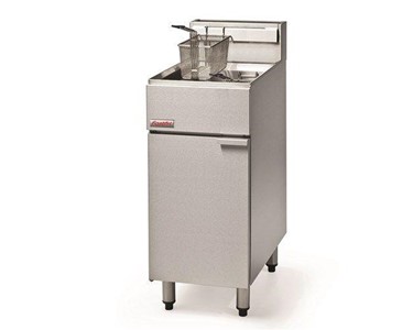 FastFri - Single Pan Fryer LPG Silver 18L | FF18-LPG