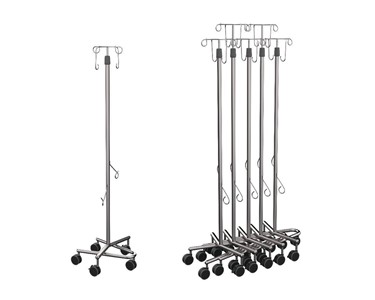 Save space with Stacking IV Poles