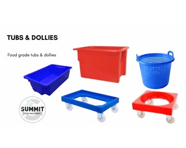 SUMMIT MACHINERY - Tubs and Dollies
