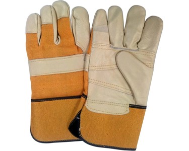 Large Leather Heavy Duty Work Glove with Velvet Lining