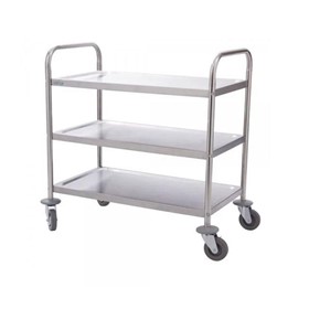 Stainless Steel Trolley Cart 3 Tier - Large | F995