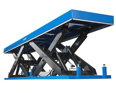 Large Platform Twin Scissor Lift Tables