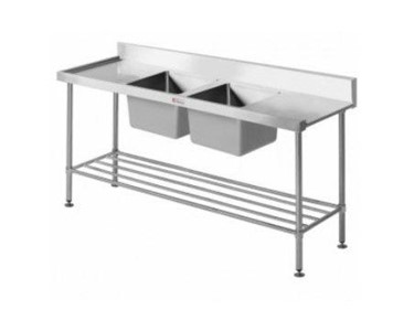 Simply Stainless - Stainless Steel Double Sink Bench 700 Series