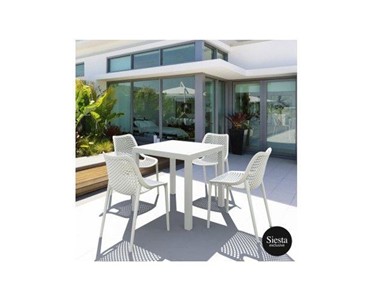 Siesta Spain - Ares 80 Table/ Air Chair 4 Seat Package - Anthracite