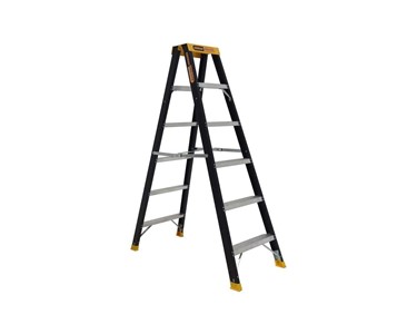 Gorilla - Fibreglass Double Sided Step Ladder | 6 Step 150kg