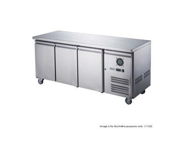 FED-X - Stainless Steel Three Door Underbench Freezer – XUB7F18S3V