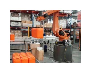 6 axis Palletising Robot Cell 2 ~ 3-meter infeed