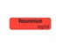 Medi-Print Drug Identification Label - Red | Vecuronium mg/ml