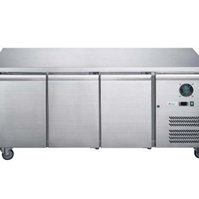 FED-X S/S Three Door Bench Freezer - XUB7F18S3V
