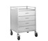 Medical Trolley Stainless Steel - 4 Drawer