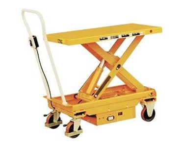 Richmond Wheel & Castor Co - Electric Single Scissor Lift Trolley Table 500kg | SLR022