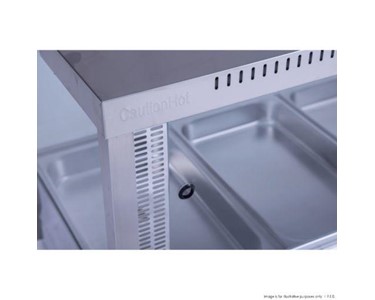 Bonvue - Angled Countertop Wet and Dry Bain Marie | BM17TC