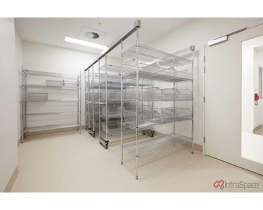 IntraSpace - IntraMed Overhead Track Wire Shelving