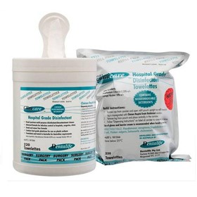 Hospital Grade Disinfectant Wipes - 220 Pack
