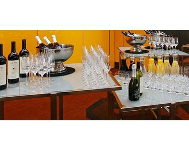 Cross Cube | Buffet and Cocktail Knock-down Table System 