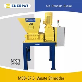 Double Shaft Shredder Manufacturer for Medical Waste | MSB-7.5