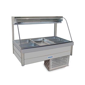 Curved Double Row Cold Bain Marie Food Display | R.CRX23RD