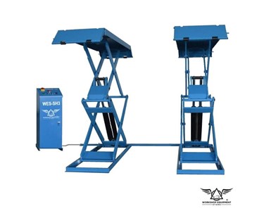 3 Ton High Rise Hydraulic Scissor Lift Car Hoist | WES-SH3