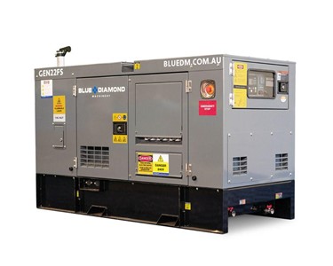 Blue Diamond - 22 kVA Diesel Generator 240V