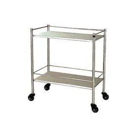 MEDICAL GRADE TROLLEY CLEARANCE STOCK! DOUBLE TROLLEY