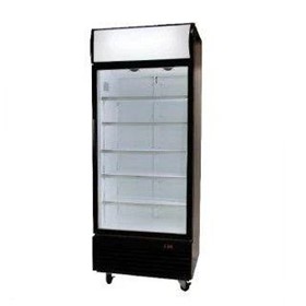 Upright Glass Door Chillers with LED lighting