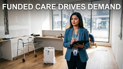 Funded care and new premises: what Q2 2026 told medical equipment buyers