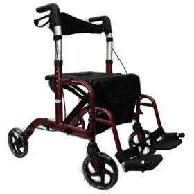 Rollator Walker/Wheelchair Combination