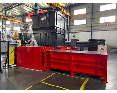 Enerpat - Twin Ram Plastic Film Baler for High Volume Recycling Operations