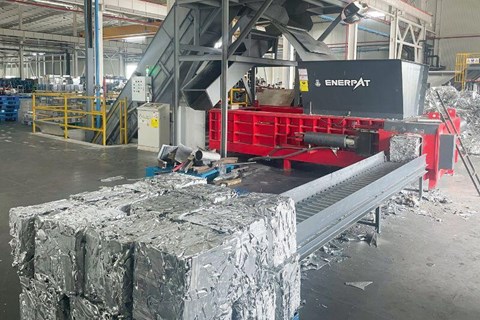Metal Baler for Stamping Scrap: 3 TPH Steel Scrap Recycling in Utah