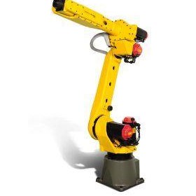 Compact palletising robot cell | Fanuc M20iA 35M