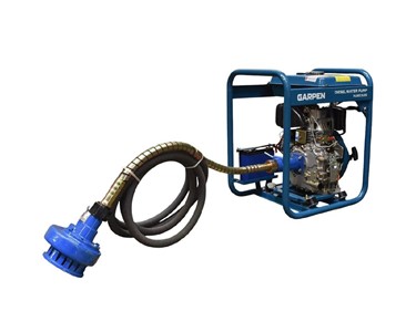 3 Inch 7HP Diesel Submersible Pump Electric Start with Large Tank