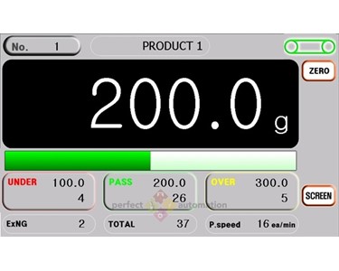 Perfect Automation - Check Weighers | INT810-SWL6