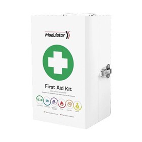 MODULATOR Series Metal Cabinet First Aid Kit 6 Kit