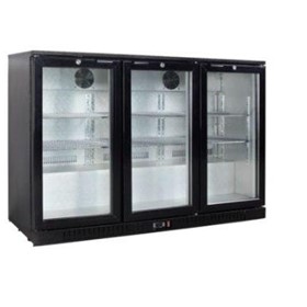 Three Swing Doors Backbar Display Refrigerators | UBC330L 