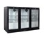 Exquisite - Three Swing Doors Backbar Display Refrigerators | UBC330L 