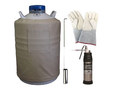 Cryotherapy Package | Nitrospray 300ml, Dewar 20Lt & Gloves