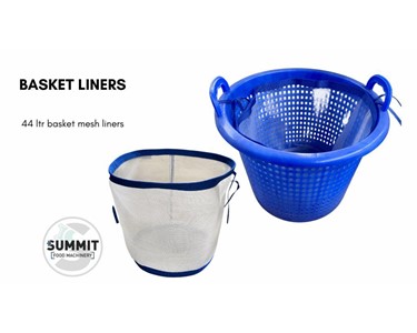 SUMMIT MACHINERY - Basket Liner - WITH HANDLES