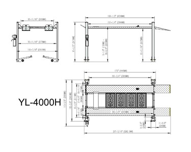 HiLift - AYL4000-H 4 Ton Extra High Workshop Storage Hoist