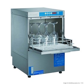 Underbench Glass washer with auto drain pump & detergent pump