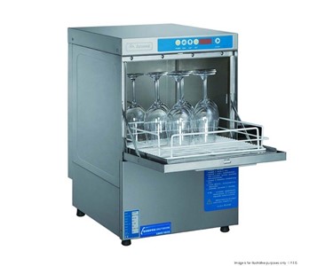 Axwood - Underbench Glass washer with auto drain pump & detergent pump