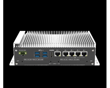 CyberVisuell - Industrial PoE Fanless Embedded PC 11th Gen Core i7 TBOX-13230