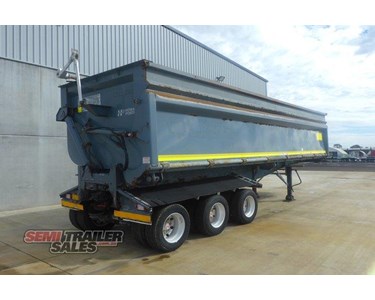 Used Side Tipper Trailer | 2018 Tri Axle Road Train Lead 