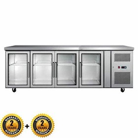 Under Bench Fridge | 4 Glass Door | 560L | EPF3741