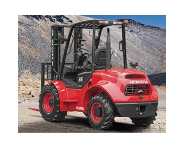 Hangcha - Rough Terrain Diesel Forklifts | HC 3500kg