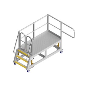 Fixed Plant Access Platform | Crusher Hydroset Oil Tank