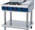 Blue Seal Black Series - 4 Burner Cooktop with 300mm Griddle (NAT Gas) | G516C-LS Gas Combinati