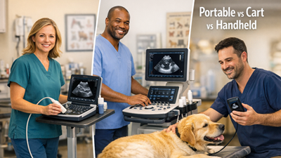 Portable vs Cart-Based vs Handheld Veterinary Ultrasound: Which Should You Choose in 2026?