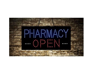 Sydney LED Signs - Animated Open Pharmacy LED Sign